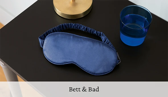 Bett und Bad Schlafmaske Seide